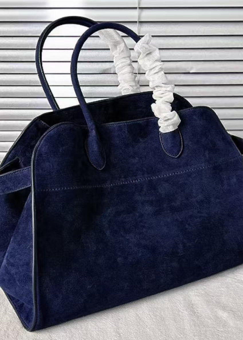 Fashion Orange Large Capacity Suede Tote Handbag