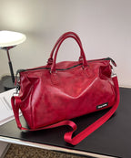 2025 New Green Large Capacity Faux Leather Tote Handbag