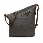 DIY Vintage Women dark gray Crossbody Bag