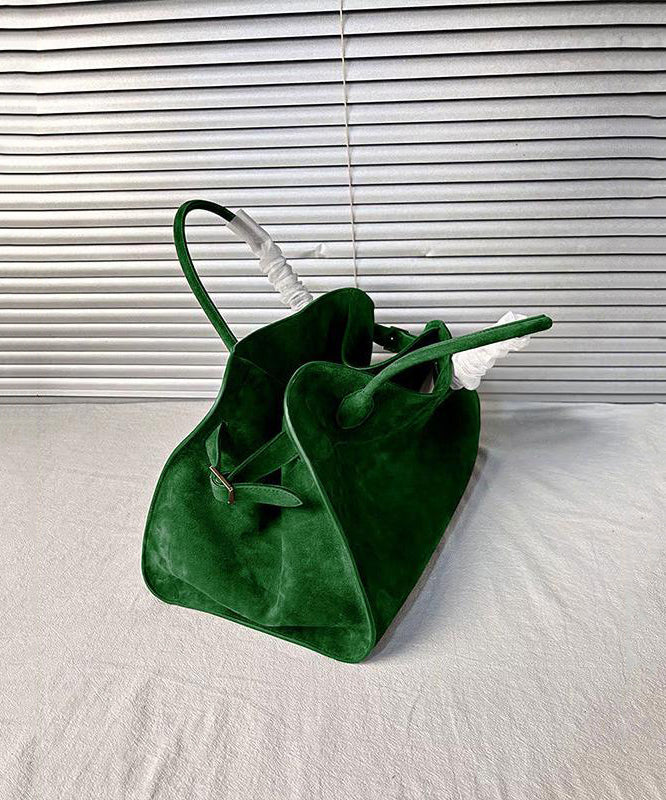 Fashion Orange Large Capacity Suede Tote Handbag