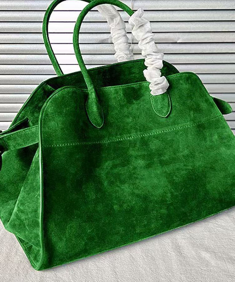 Fashion Pink Large Capacity Suede Tote Handbag