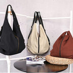 Literary Various Back Style Red Shoulder Bag Simple Backpack