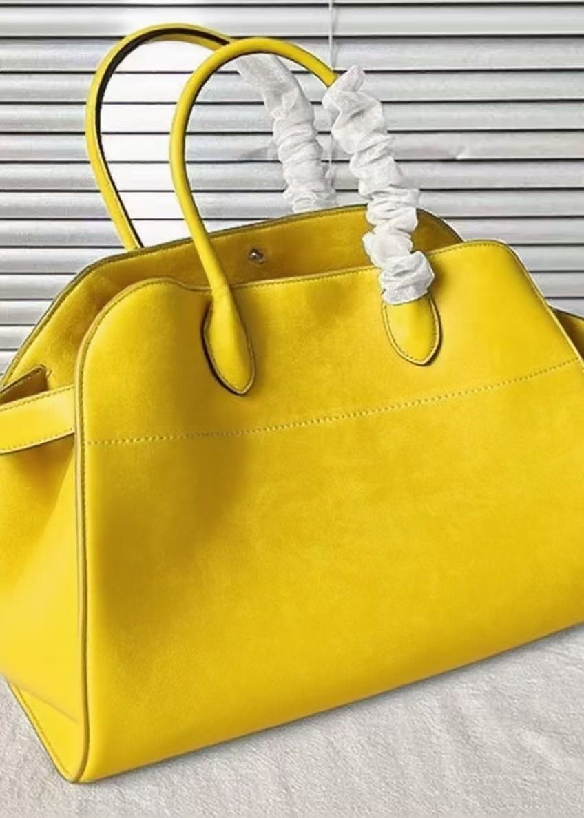 Fashion Grayish blue Large Capacity Suede Tote Handbag